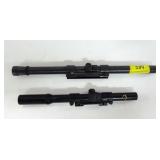 2 RIFLE SCOPES: WEAVER B6 AND HOLIDAY 4X15