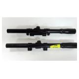 2 GLENFIELD 4X15 RIFLE SCOPES