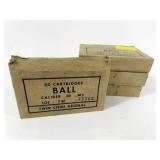 60 ROUNDS .30 CAL M2 AMMUNITION AND 18 ROUNDS