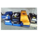 18 HAND GUN CASES - HARD SIDE AND CARDBOARD