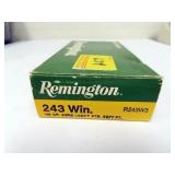 20 ROUNDS REMINGTON .243 WIN AMMUNITION