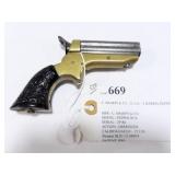 C. SHARPS & CO. .22 CAL - 4 BARREL PEPPER BOX