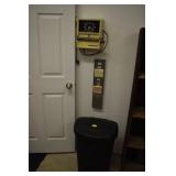TRASH CAN & TIME CLOCK