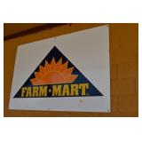 FARM MART METAL SIGN