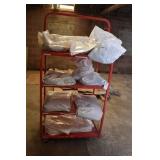 METAL SHELF & GRASS SEED