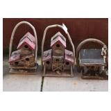 THREE BIRD HOUSES