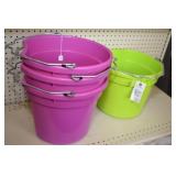 FOUR 20 QUART BUCKETS