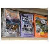 THREE BAGS DOG FOOD
