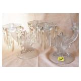 2-LITE CANDLE HOLDERS