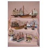 SELECTION OF SHIP MODELS