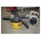 SHOP VAC AND BLOWER