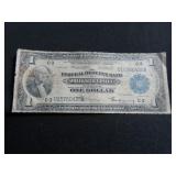 SERIES 1918 LARGE SIZE $1 NATIONAL CURRENCY