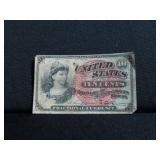 U. S. 10 CENT FRACTIONAL CURRENCY NOTE