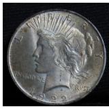 1922 PEACE SILVER DOLLAR