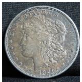 1921-D MORGAN SILVER DOLLAR