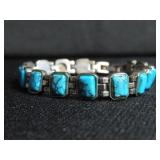 7 1/2" TOURQUOISE STONE BRACELET