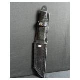 FIXED BLADE KNIFE WITH WRAPPED HANDLE