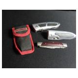 4 FOLDING POCKET KNIVES: WINCHESTER AND OTHERS