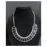 SELECTION OF SILVER AND COLORED STONE JEWELRY