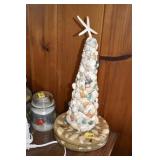 DECORATIVE ITEMS: CANDLES, JAR, SHELL ART, ETC.