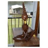 AFRICAN WOOD CARVING