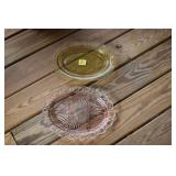 2 DEPRESSION PLATTERS