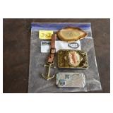 BELT BUCKLES & WATCH FOB