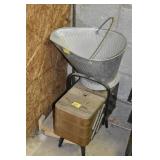 SEWING BOX & COAL BUCKET