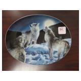 6 "WOLF" COLLECTOR PLATES - 2 BRADFORD EXCHANGE -