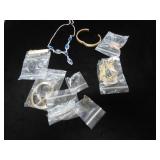 COSTUME JEWELRY: NECKLACES, BRACELETS, TIE CLIPS,