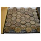 HEXAGON GLASS TILE SHEETS