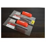 2- CURVED BLADE DRYWALL TROWELS