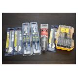 1/4" BOSCH IMPACT DRILL BIT, 2- 3/16" DRILL BITS,