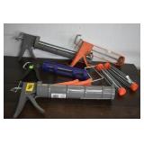 4 CAULK GUNS AND ROLLERS