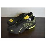 PUMA SIZE 12US BLACK AND GREEN