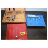 FOWLER DEPTH MICROMETER IN BOX AND FUJI