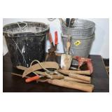 BUCKET WITH ASSORTED TOOLS