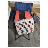 FOLDING CHAIR AND DOG CRATE
