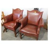 PAIR OF OFFICE CHAIRS