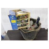 FEED BUCKET AND HORSE CARE ITEMS