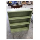 GREEN 3 SHELF BOOKCASE