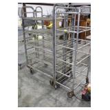 2 ROLLING METAL CARTS