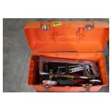 TOOL BOX AND ASSORTED TOOLS
