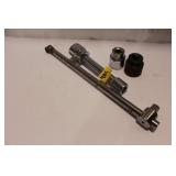 CRAFTSMAN 3/4" BREAKER BAR, 3/4" CRAFTSMAN EXT,