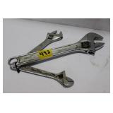 3- CRESENT WRENCHES