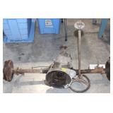 STEERING WHEEL AND REAR END