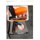 ASSORTED STIHL PARTS AND CABINET