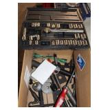 SOCKET SET AND ASSORTED TOOLS