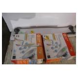 2 LED LIGHTS AND TOWEL BAR