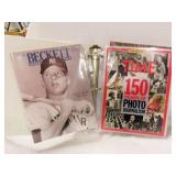 BINDER W/MAGAZINES, SPORTS CARDS, POSTERS, ETC.